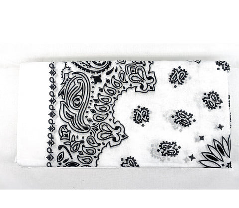 White Design Bandana