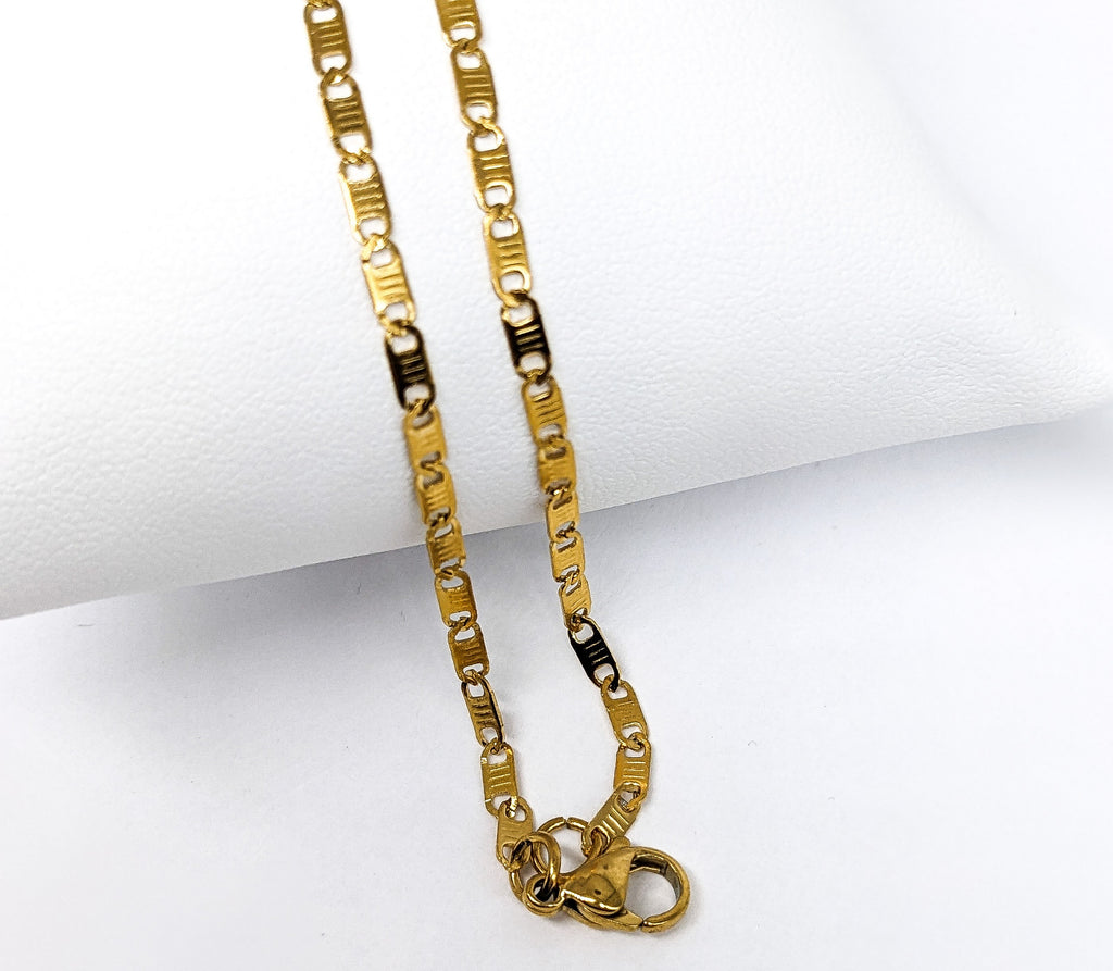 Stainless Steel Gold Chain