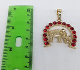 Plated Elephant Pendant*