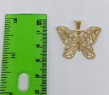 Plated Butterfly Pendant