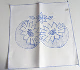 Fruit Design Embroidery Cloth (Servilletero)