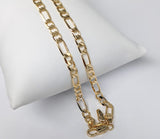18K Gold Plated Figaro 24" Chain