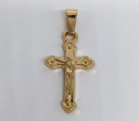 Plated Mini Cross Pendant