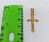 Plated Mini Cross Pendant