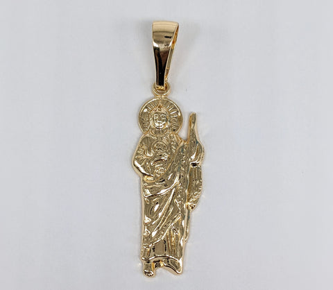 Plated Saint Jude Thaddaeus Pendant