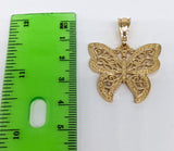 Plated Butterfly Pendant