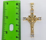 Plated Bling Cross Pendant*