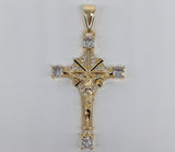 Plated Bling Cross Pendant*