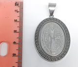 Stainless Steel Saint Benedict Pendant