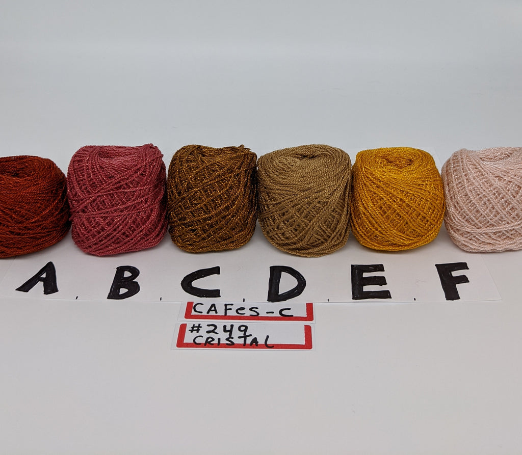 249 Brown Tone Crystal Yarn