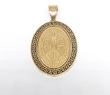 Stainless Steel Saint Benedict Pendant