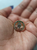 Plated Tri-Color Virgin Mary Ring*