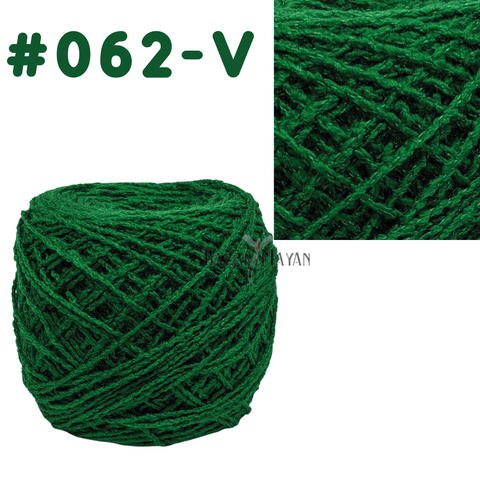 Green 100g Brisa Crochet Mexican Yarn Thread - Hilo Estambre Brisa Tejer #062-V