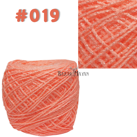 Orange 100g Brisa Crochet Mexican Yarn Thread - Hilo Estambre Brisa Tejer #019