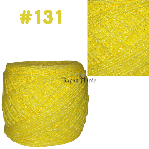 Yellow 100g Brisa Crochet Mexican Yarn Thread - Hilo Estambre Brisa Tejer #131