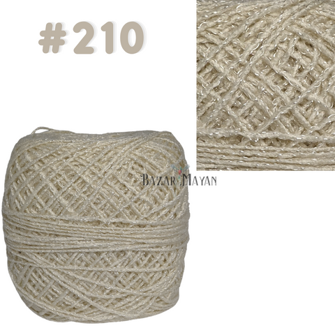 Natural 100g Brisa Crochet Mexican Yarn Thread - Hilo Estambre Brisa Tejer #210