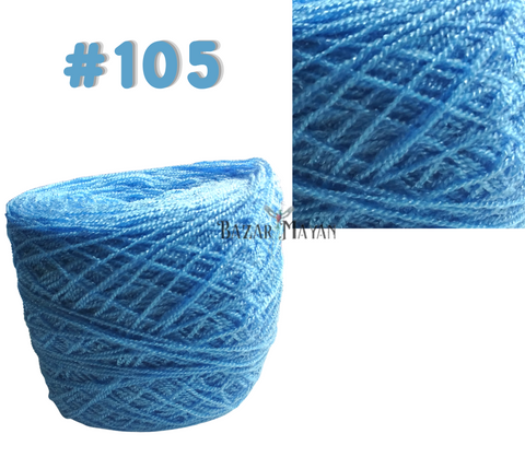 Blue Tone 100g Brisa Crochet Mexican Yarn Thread - Hilo Estambre Brisa Tejer