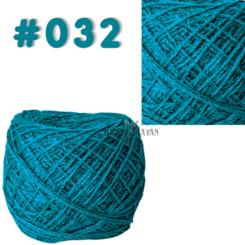 Green 100g Brisa Crochet Mexican Yarn Thread - Hilo Estambre Brisa Tejer #032