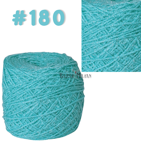 Green 100g Brisa Crochet Mexican Yarn Thread - Hilo Estambre Brisa Tejer #180