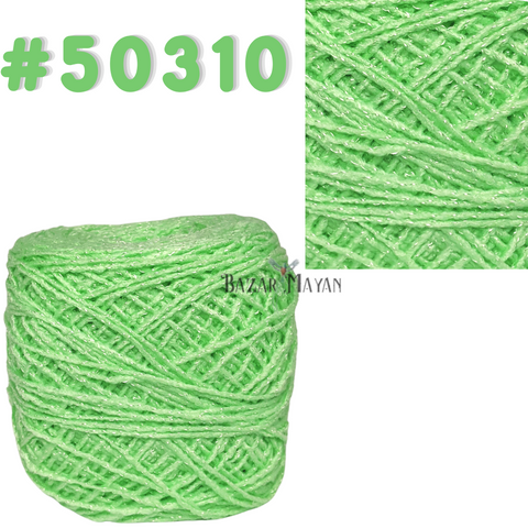 Green 100g Brisa Crochet Mexican Yarn Thread - Hilo Estambre Brisa Tejer #50310