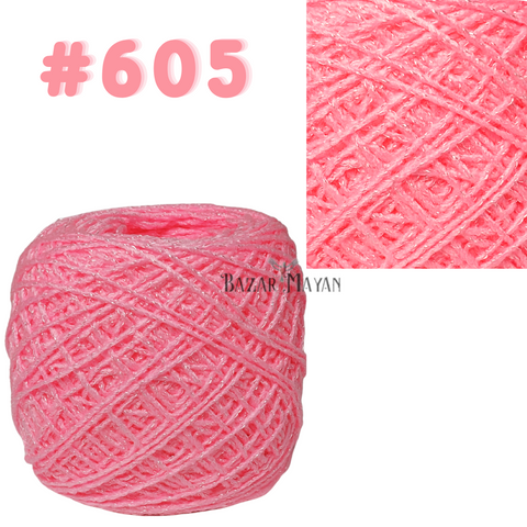 Pink 100g Brisa Crochet Mexican Yarn Thread - Hilo Estambre Brisa Tejer #605