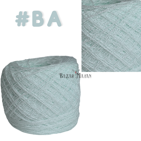 Natural 100g Crystal Crochet Mexican Yarn Thread -Hilo Estambre Cristal #BA